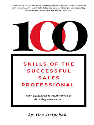 cover image of 100 Skills of the Successful Sales Professional